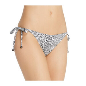 Prism Formentiera Side Tie Bikini Bottom Gray Size S